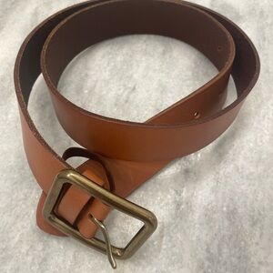 Anthropologie Brown Leather Belt